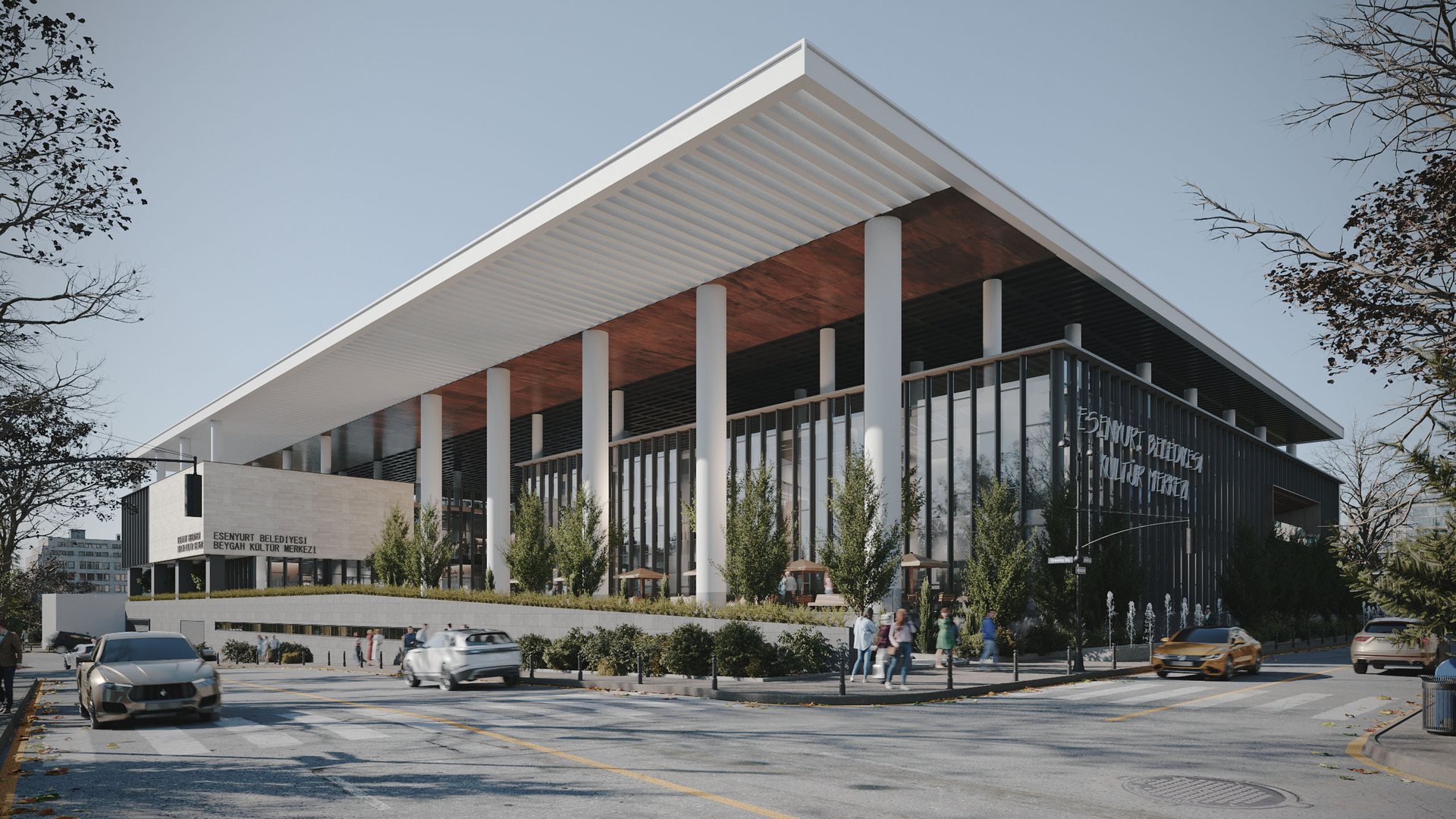 Beygan Kültür Merkezi - Dış Mekân Görselleştirme